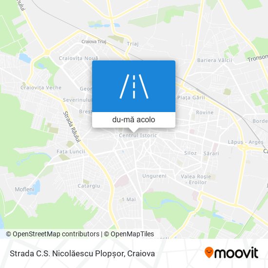 Hartă Strada C.S. Nicolăescu Plopșor