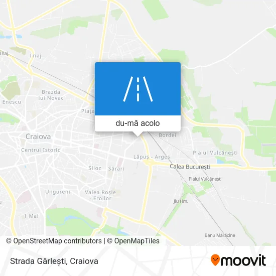 Hartă Strada Gârlești