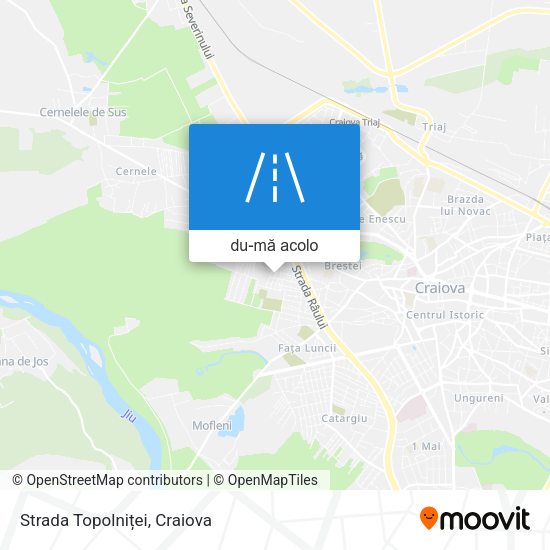 Hartă Strada Topolniței