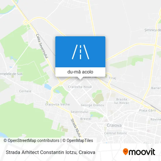 Hartă Strada Arhitect Constantin Iotzu