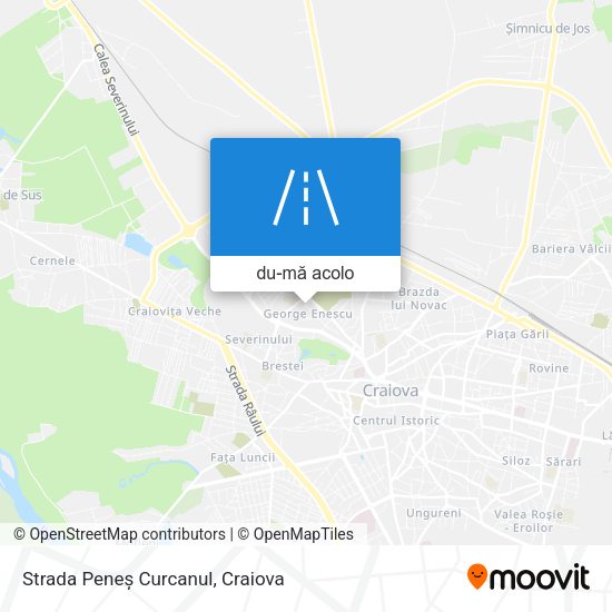 Hartă Strada Peneș Curcanul