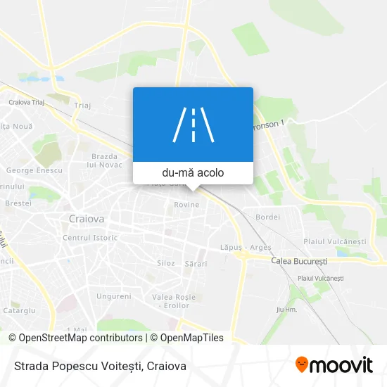 Hartă Strada Popescu Voitești