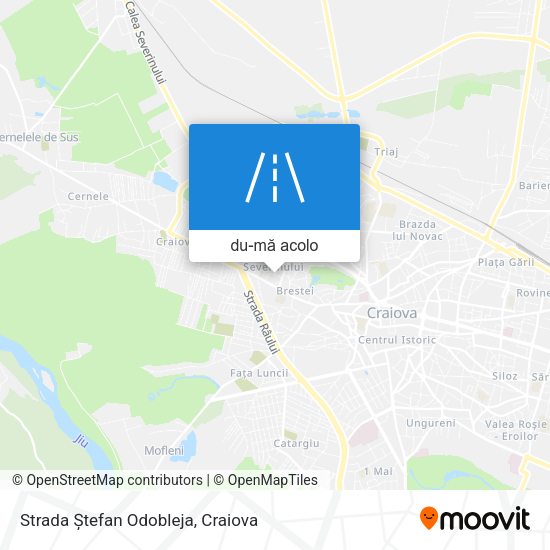 Hartă Strada Ștefan Odobleja