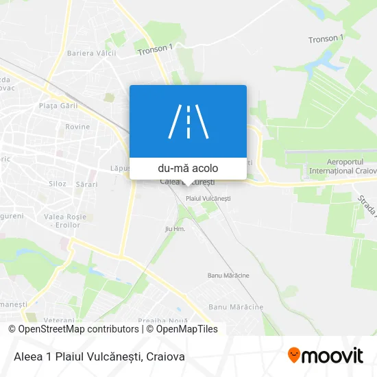 Hartă Aleea 1 Plaiul Vulcănești