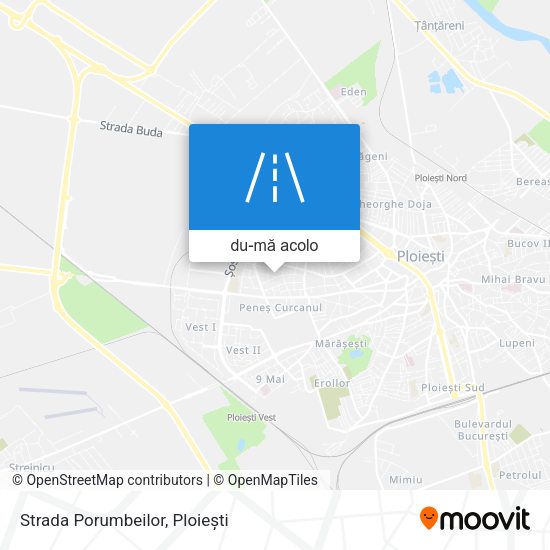 Hartă Strada Porumbeilor