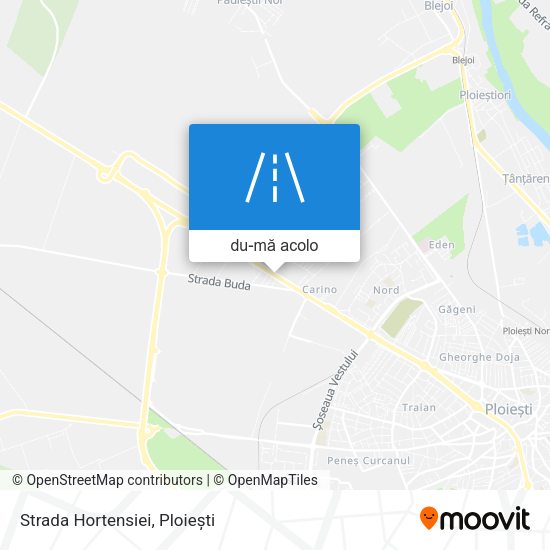 Hartă Strada Hortensiei