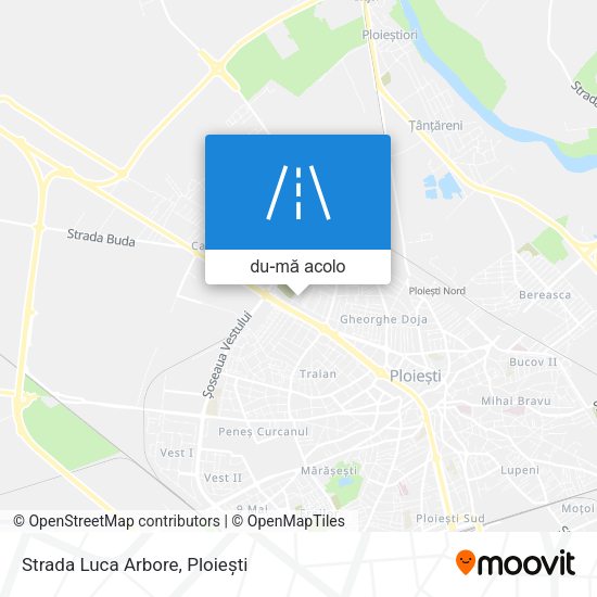 Hartă Strada Luca Arbore