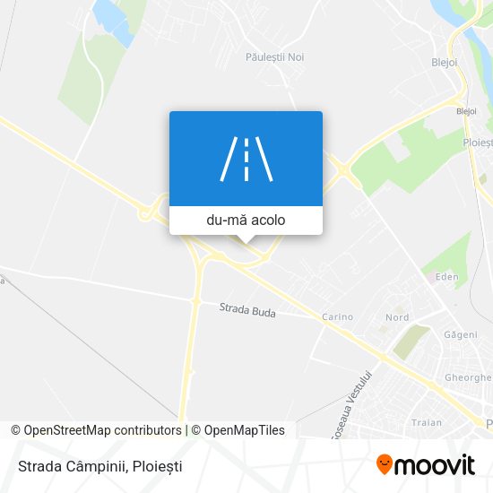 Hartă Strada Câmpinii