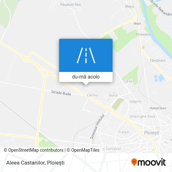 Hartă Aleea Castanilor