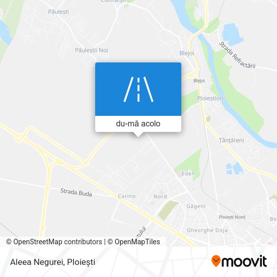 Hartă Aleea Negurei