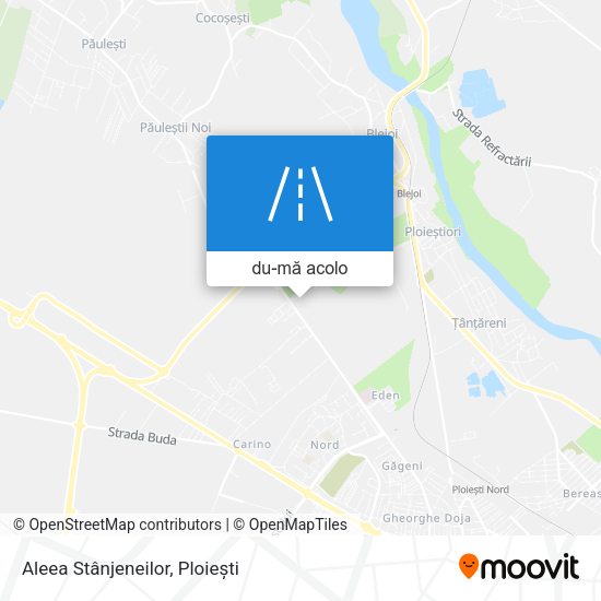 Hartă Aleea Stânjeneilor