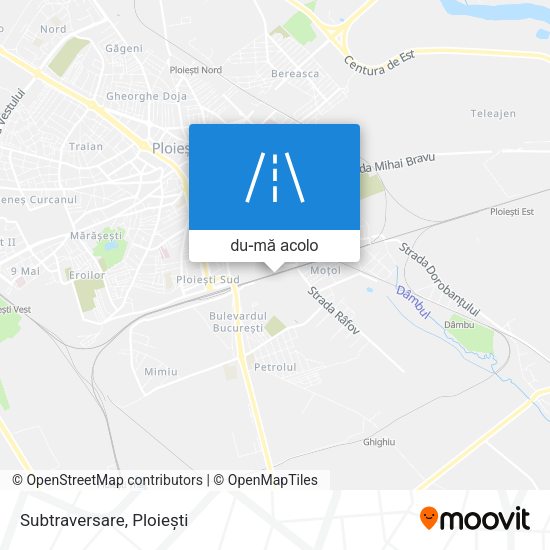 Hartă Subtraversare