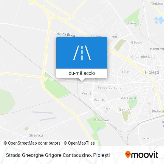 Hartă Strada Gheorghe Grigore Cantacuzino