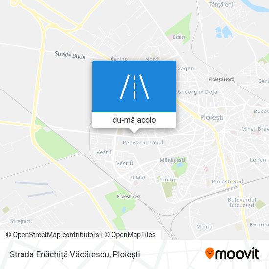 Hartă Strada Enăchiță Văcărescu