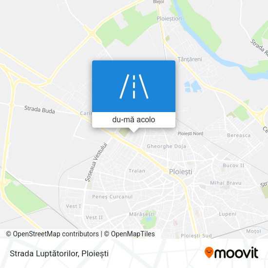 Hartă Strada Luptătorilor