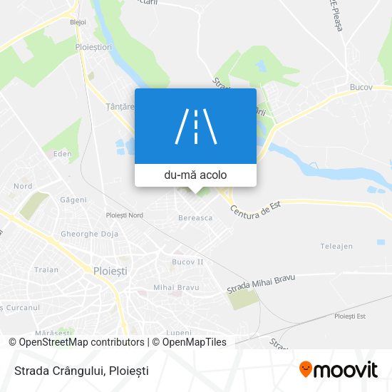 Hartă Strada Crângului