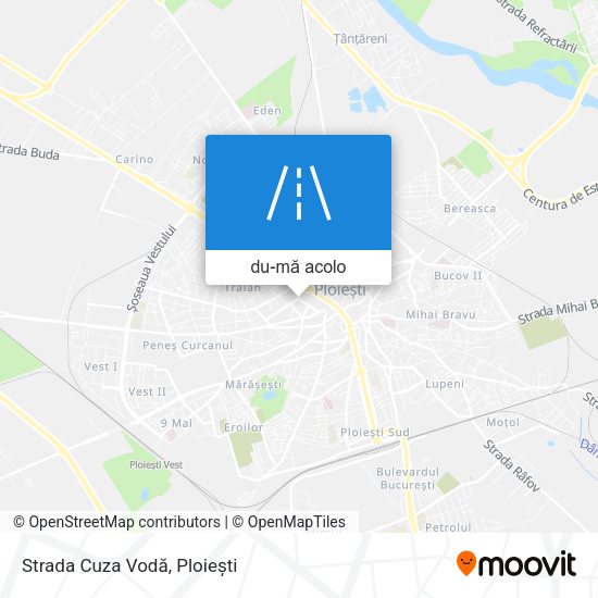 Hartă Strada Cuza Vodă