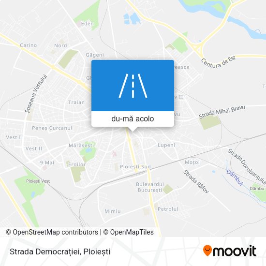 Hartă Strada Democrației