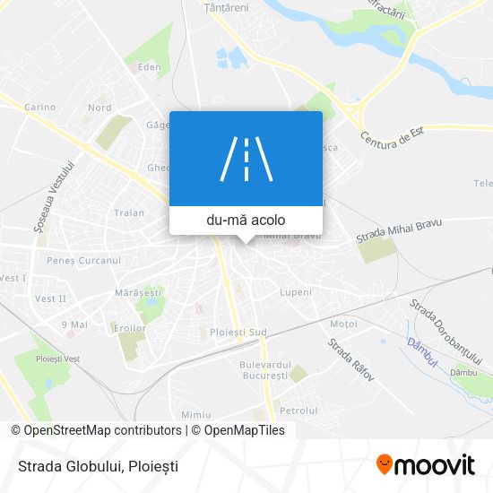 Hartă Strada Globului