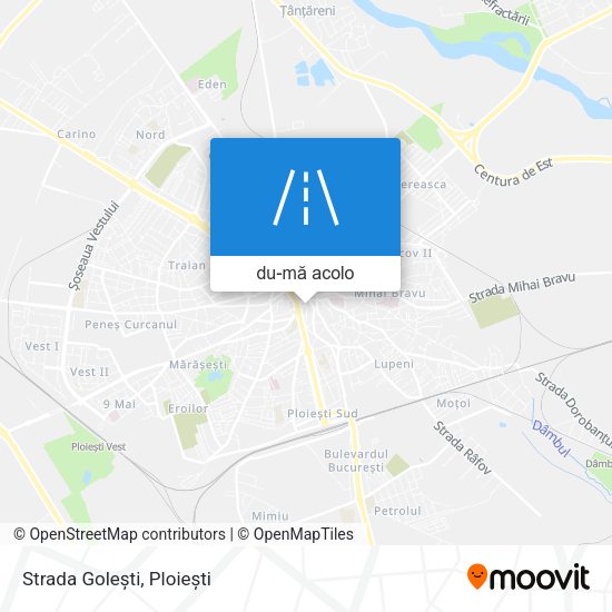 Hartă Strada Golești