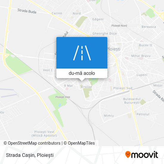 Hartă Strada Cașin