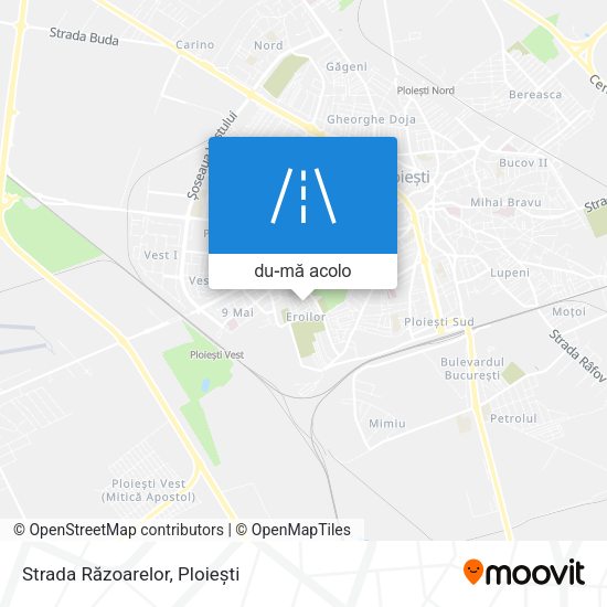 Hartă Strada Răzoarelor