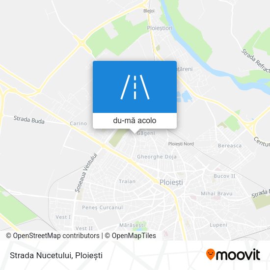 Hartă Strada Nucetului