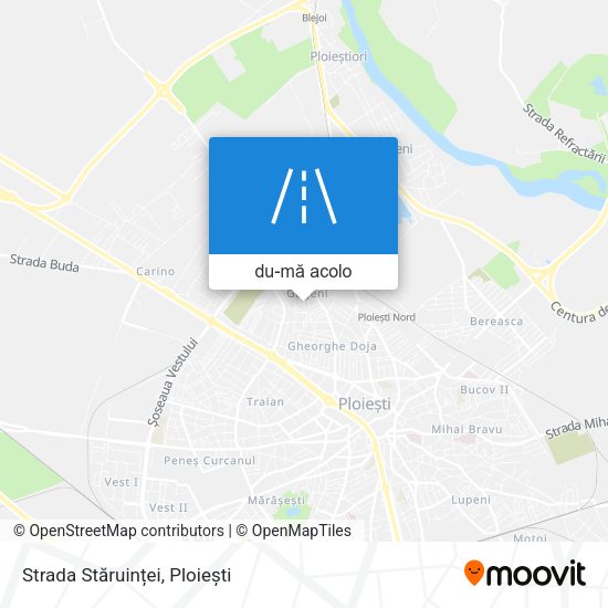 Hartă Strada Stăruinței