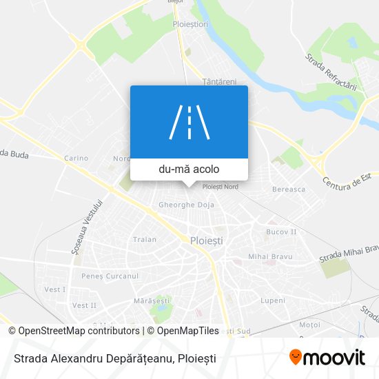 Hartă Strada Alexandru Depărățeanu