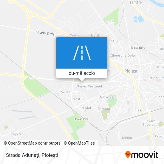 Hartă Strada Adunați