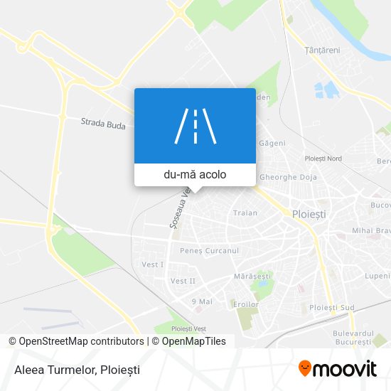 Hartă Aleea Turmelor