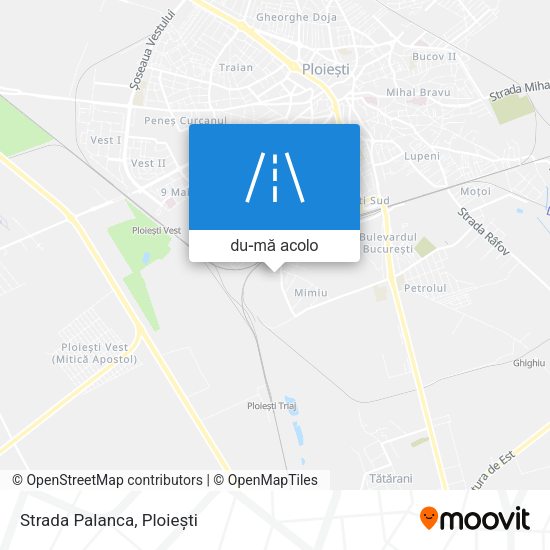 Hartă Strada Palanca
