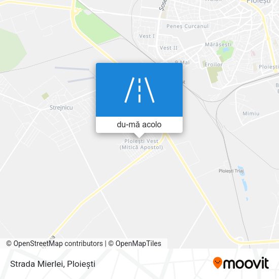 Hartă Strada Mierlei