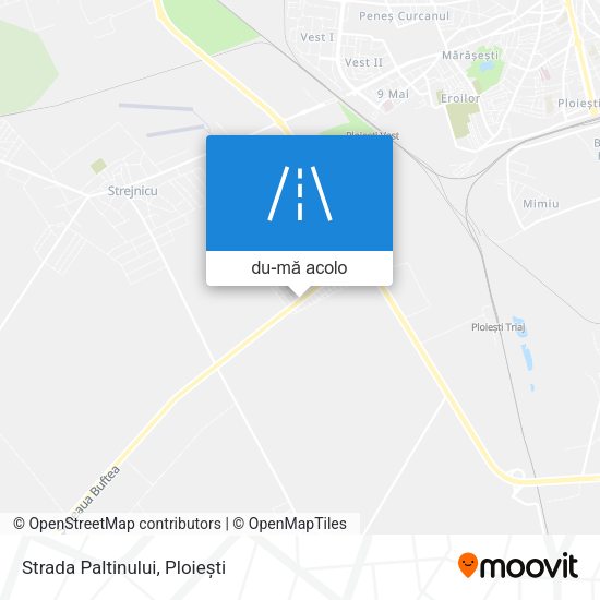 Hartă Strada Paltinului