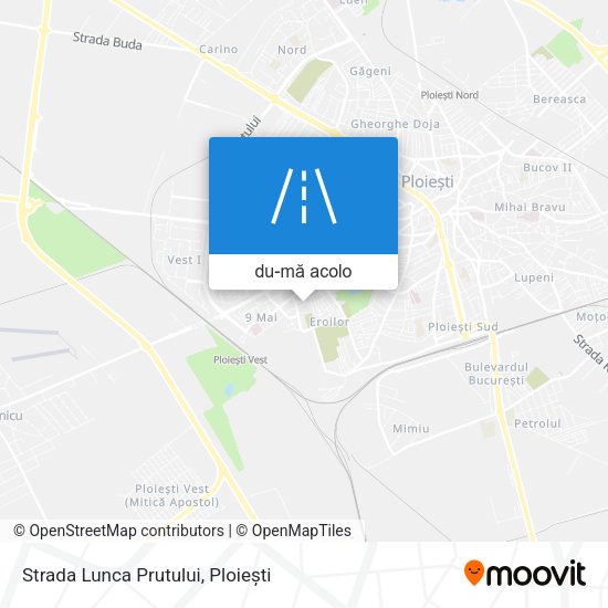 Hartă Strada Lunca Prutului