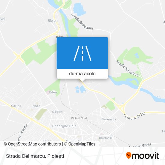 Hartă Strada Delimarcu