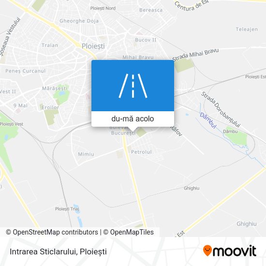 Hartă Intrarea Sticlarului