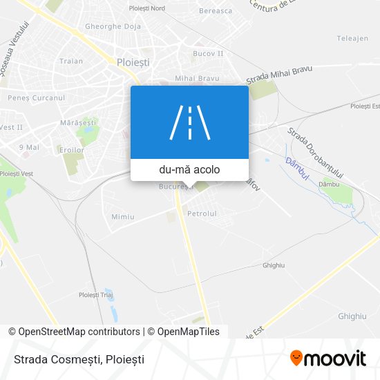 Hartă Strada Cosmești
