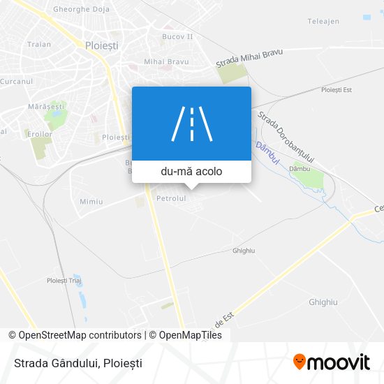 Hartă Strada Gândului