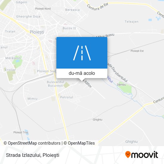 Hartă Strada Izlazului