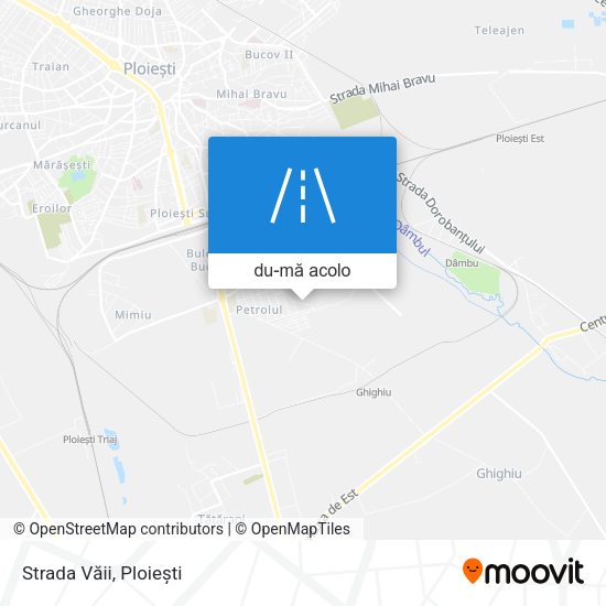 Hartă Strada Văii
