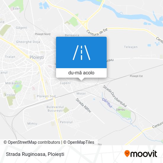 Hartă Strada Ruginoasa