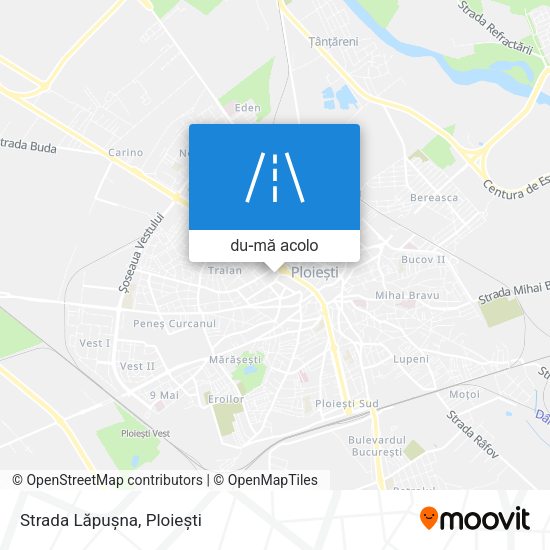 Hartă Strada Lăpușna