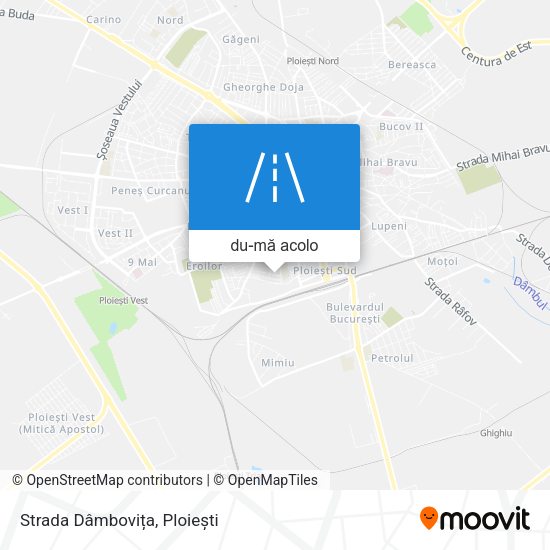 Hartă Strada Dâmbovița