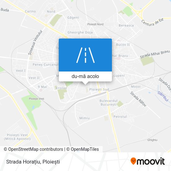 Hartă Strada Horațiu