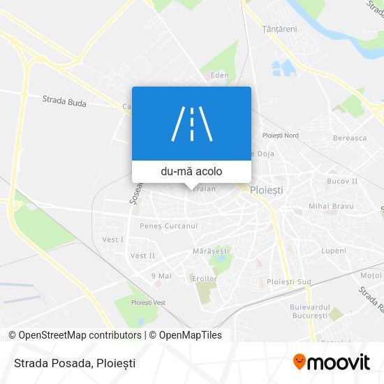 Hartă Strada Posada