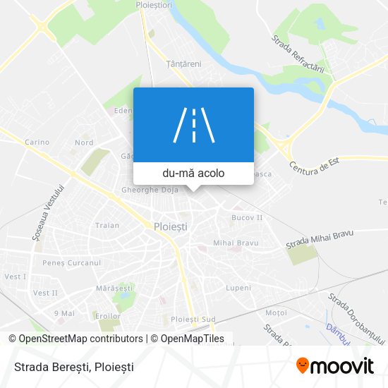 Hartă Strada Berești