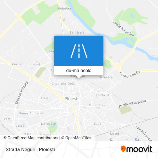 Hartă Strada Negurii