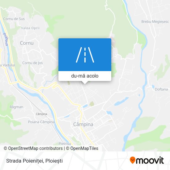 Hartă Strada Poieniței