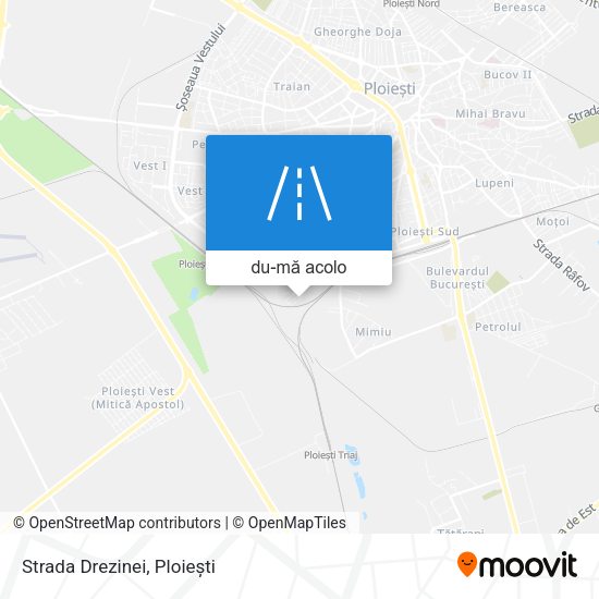 Hartă Strada Drezinei